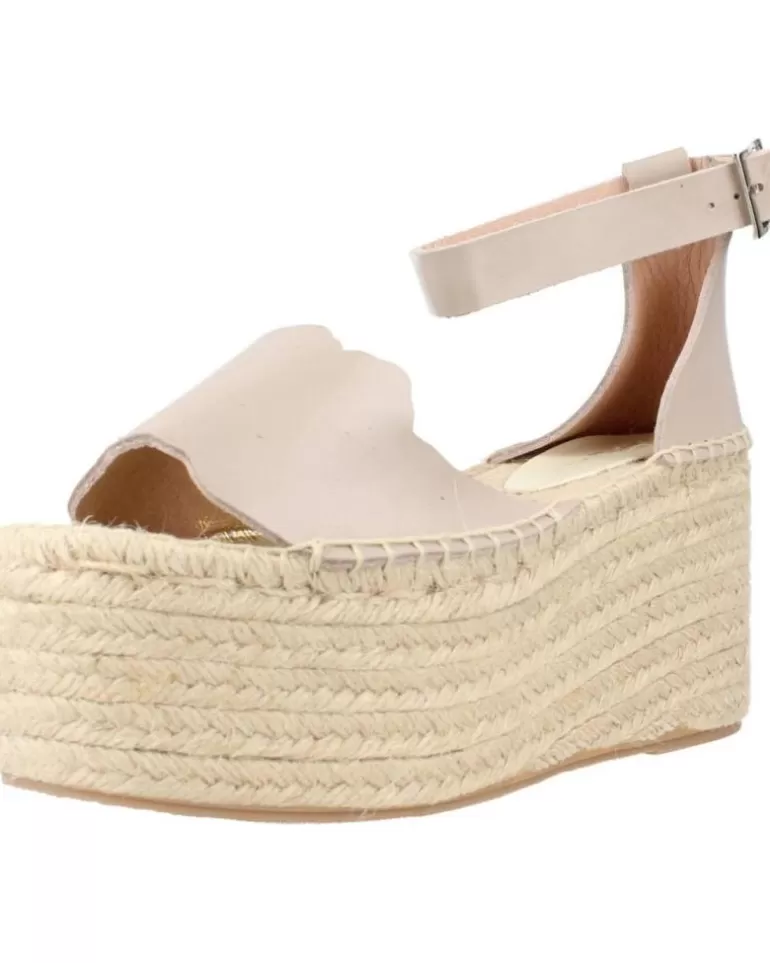 CLARA DURAN Sandalias De Mujer 635Cd Beis Flash Sale