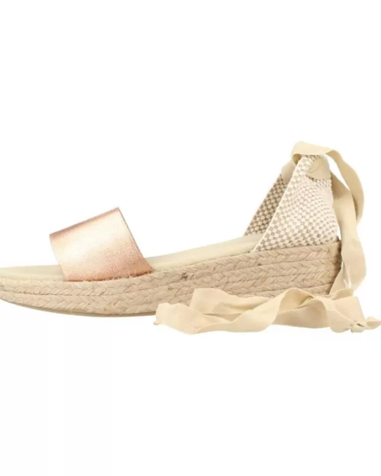 CLARA DURAN Sandalias De Mujer Plataelacd Bronce Store