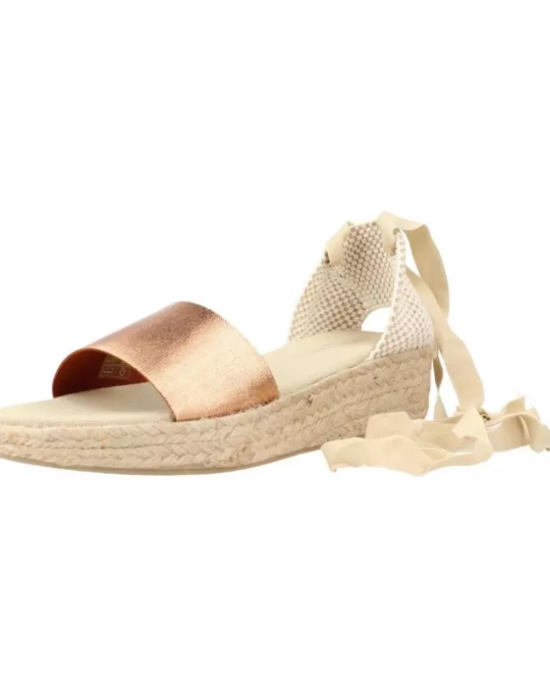 CLARA DURAN Sandalias De Mujer Plataelacd Bronce Store