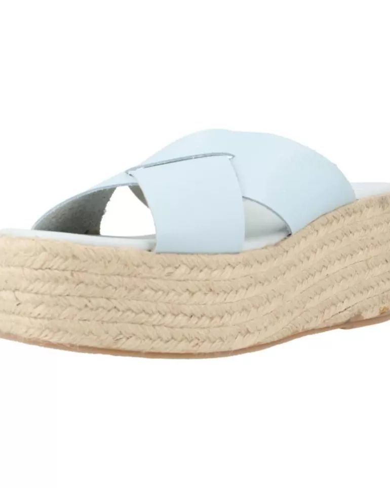 CLARA DURAN Sandalias De Mujer Platafp1Cd Azul Fashion