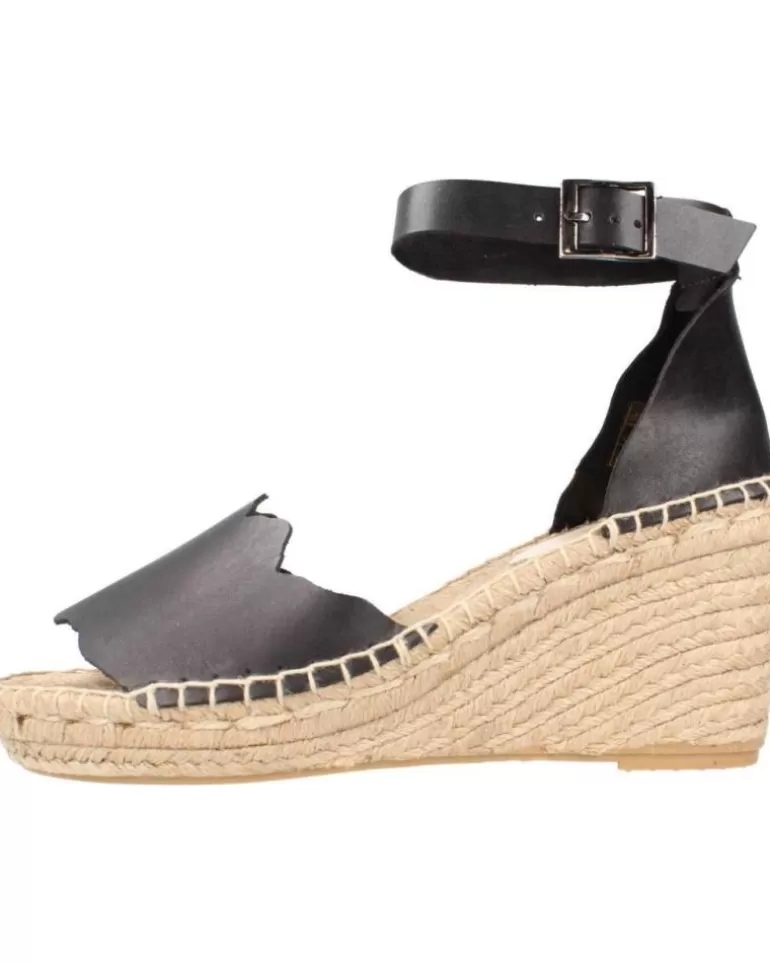 CLARA DURAN Sandalias De Mujer Platafp8Cd Negro Best Sale