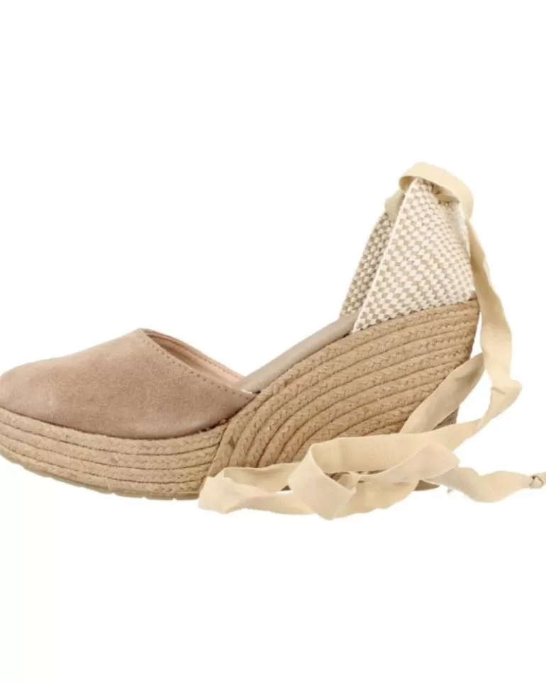 CLARA DURAN Sandalias De Mujer Platroma Marron Claro Sale
