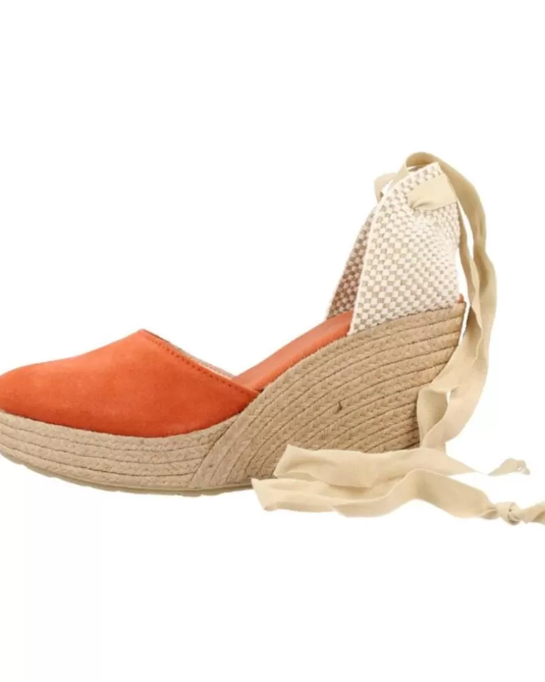 CLARA DURAN Sandalias De Mujer Platroma Naranja Flash Sale