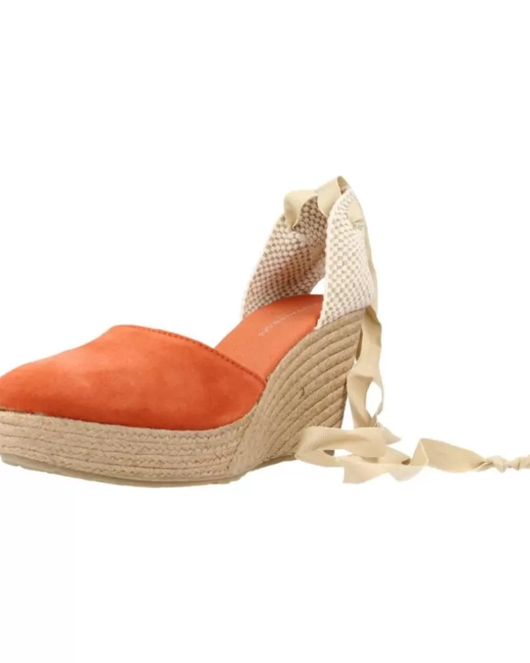 CLARA DURAN Sandalias De Mujer Platroma Naranja Flash Sale