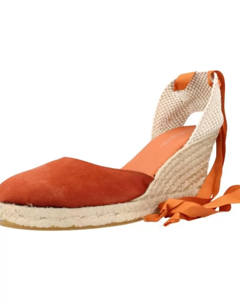 CLARA DURAN Sandalias De Mujer Valenant2Cd Naranja New