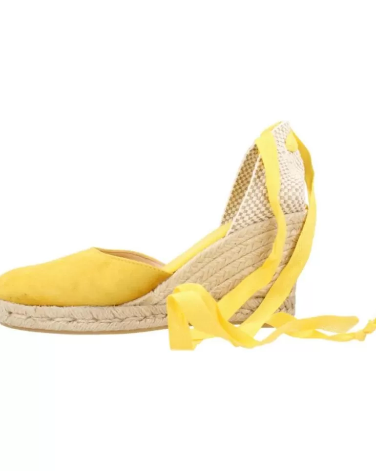 CLARA DURAN Sandalias De Mujer Valenantcd Amarillo Discount