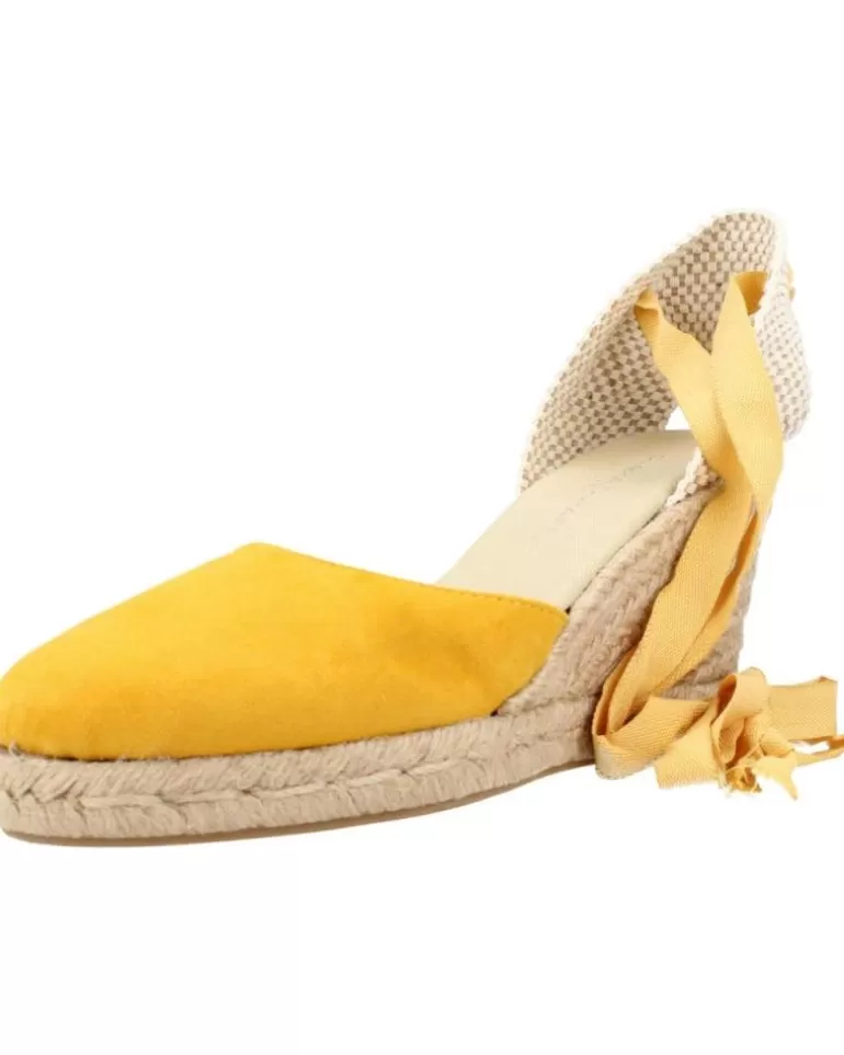 CLARA DURAN Sandalias De Mujer Valenantcd Amarillo Flash Sale