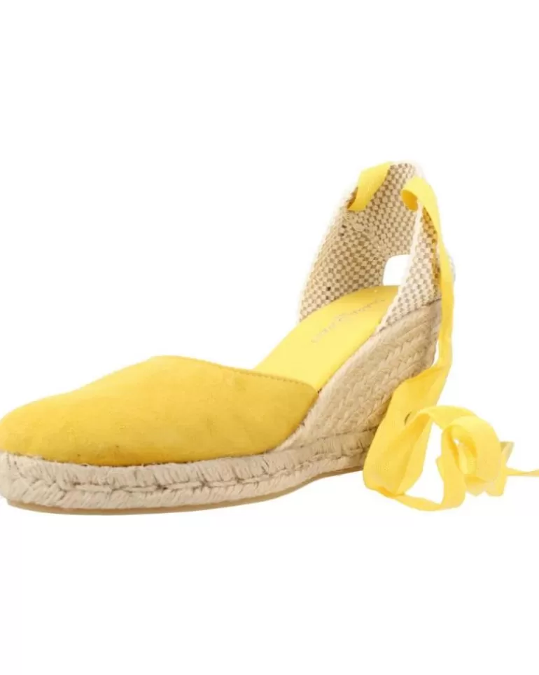 CLARA DURAN Sandalias De Mujer Valenantcd Amarillo Discount