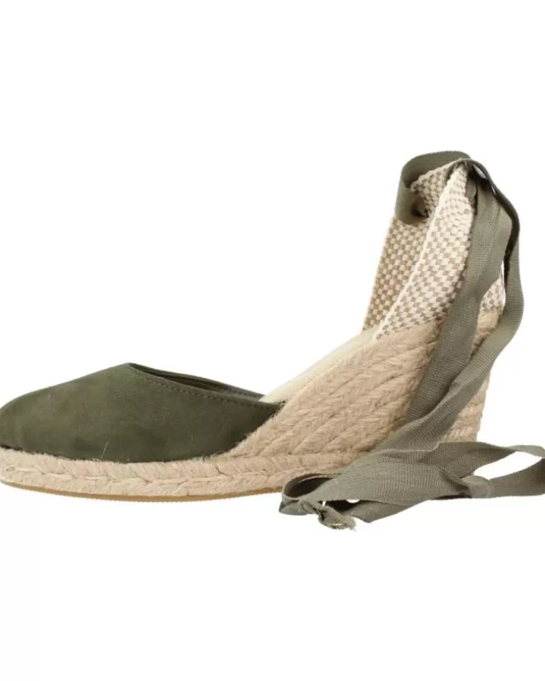 CLARA DURAN Sandalias De Mujer Valenantcd Verde New