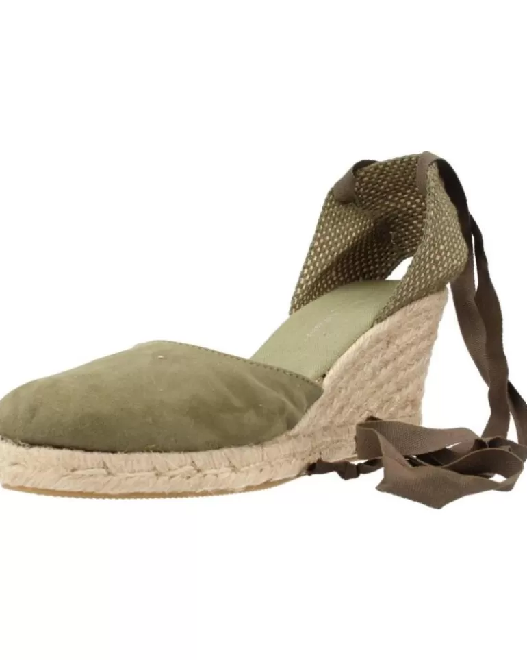 CLARA DURAN Sandalias De Mujer Valenantcd Verde Outlet