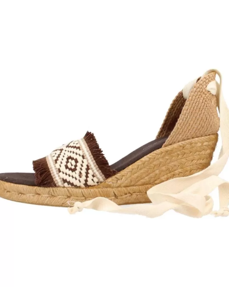 CLARA DURAN Sandalias De Mujer Valenbancd Marron Clearance