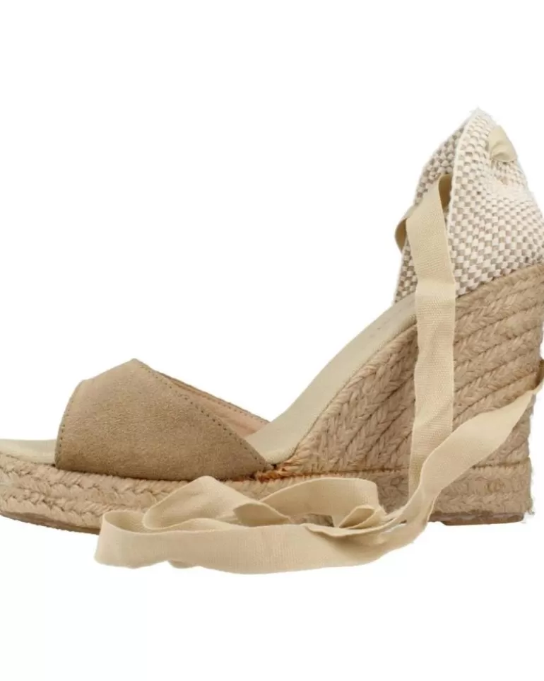 CLARA DURAN Sandalias De Mujer Valencun3Cd Beis Cheap