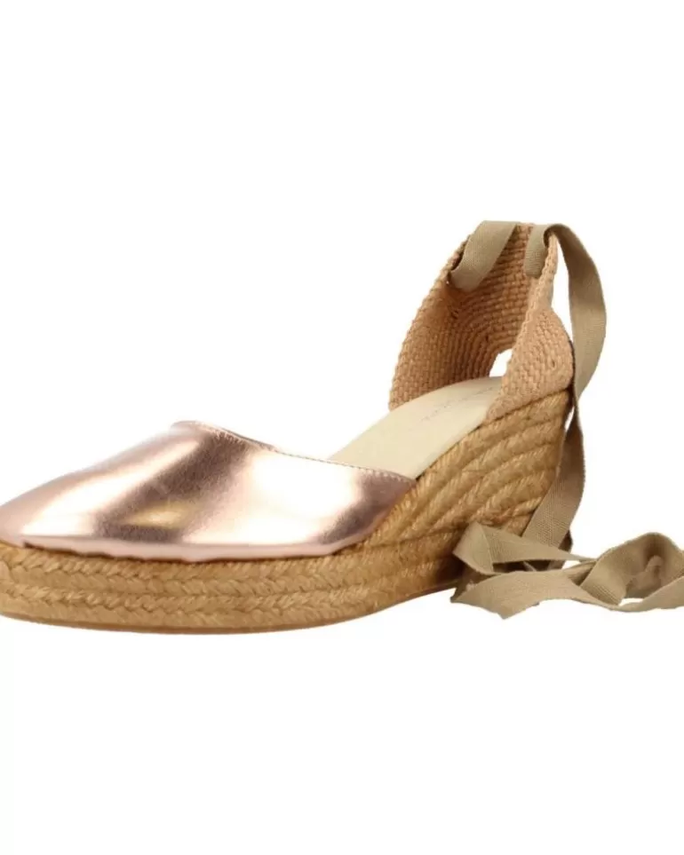 CLARA DURAN Sandalias De Mujer Valenlmecd Bronce Cheap
