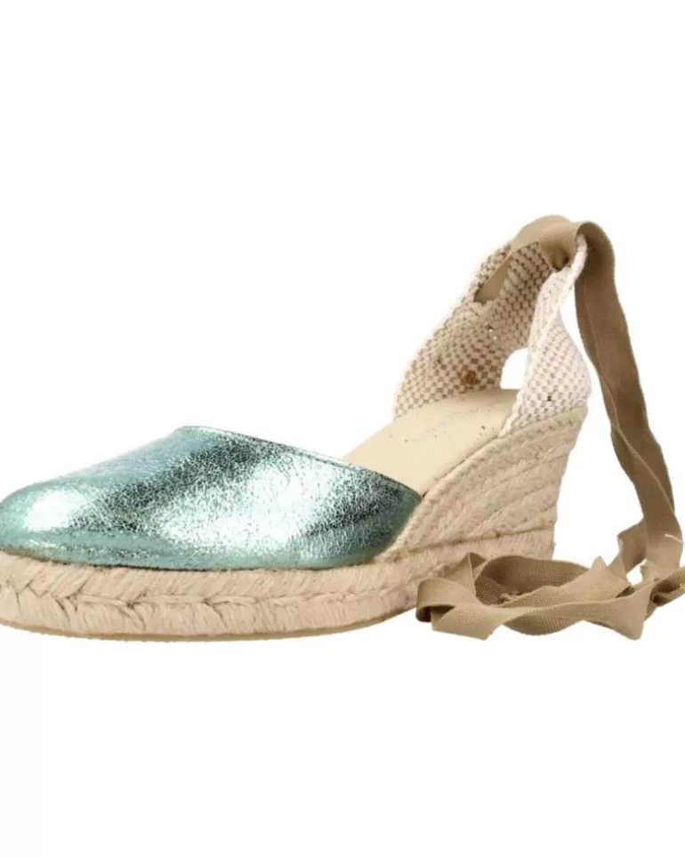 CLARA DURAN Sandalias De Mujer Valenmet2Cd Verde Store