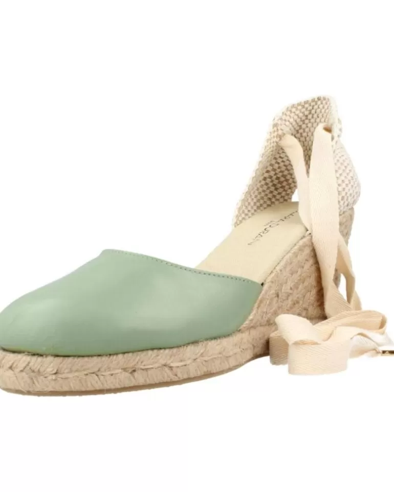 CLARA DURAN Sandalias De Mujer Valennap2Cd Verde Flash Sale
