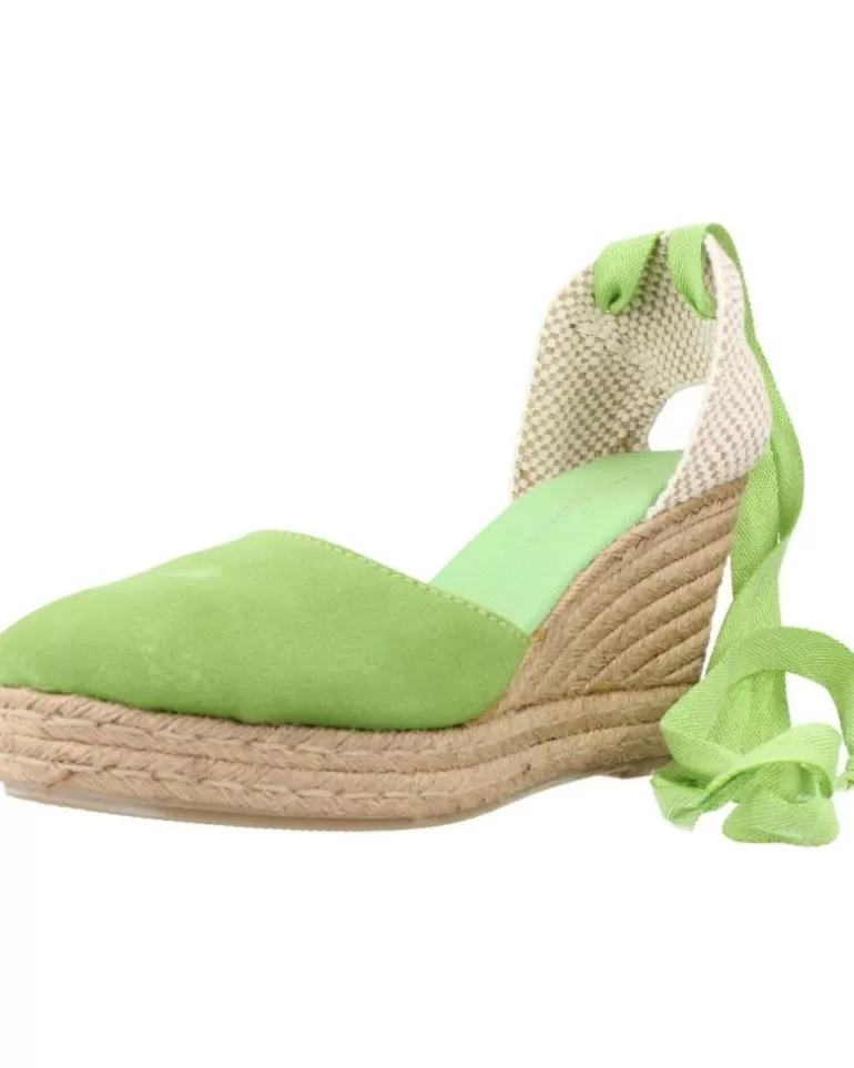 CLARA DURAN Sandalias De Mujer Valenser3Cd Verde Hot