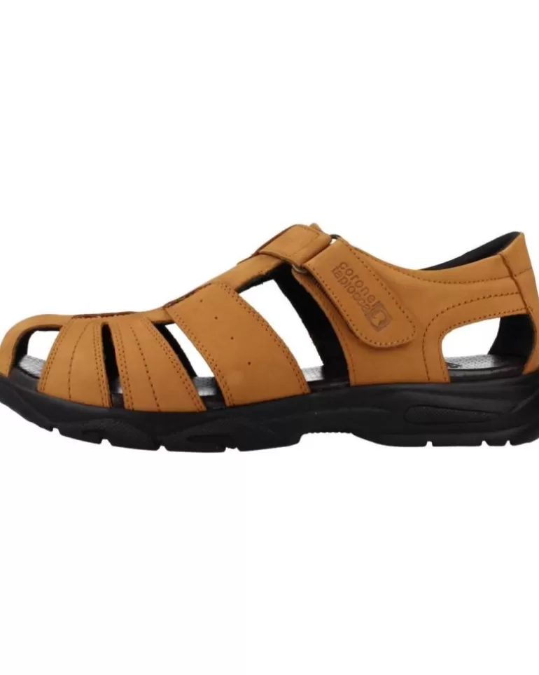 CORONEL TAPIOCCA Sandalias De Hombre C2223 12 Marron Claro New