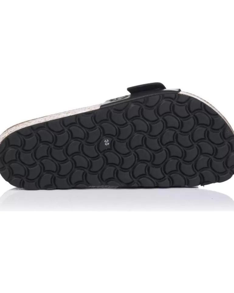 CORONEL TAPIOCCA Sandalias De Mujer Sandalias Planas C1207 Negras Negro Discount