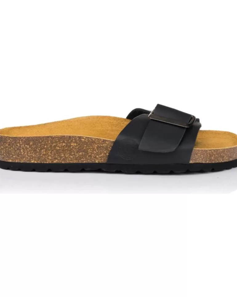 CORONEL TAPIOCCA Sandalias De Mujer Sandalias Planas C1207 Negras Negro Discount