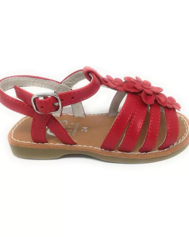 DBebé Sandalias De Niña Sandalias 11001 Rojo Flash Sale