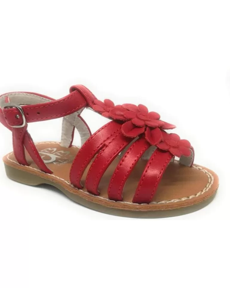 DBebé Sandalias De Niña Sandalias 11001 Rojo Flash Sale