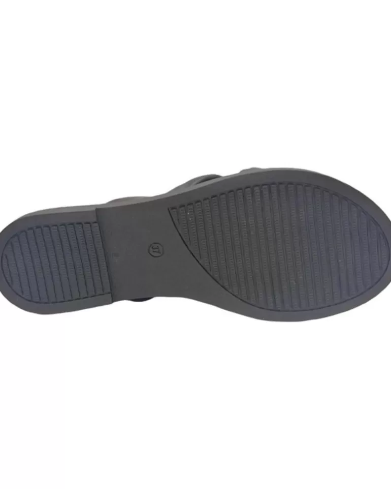 EPOCHE XI Sandalias De Mujer Y Niña Sandalia Plana Cruzada 704 Negro Shop