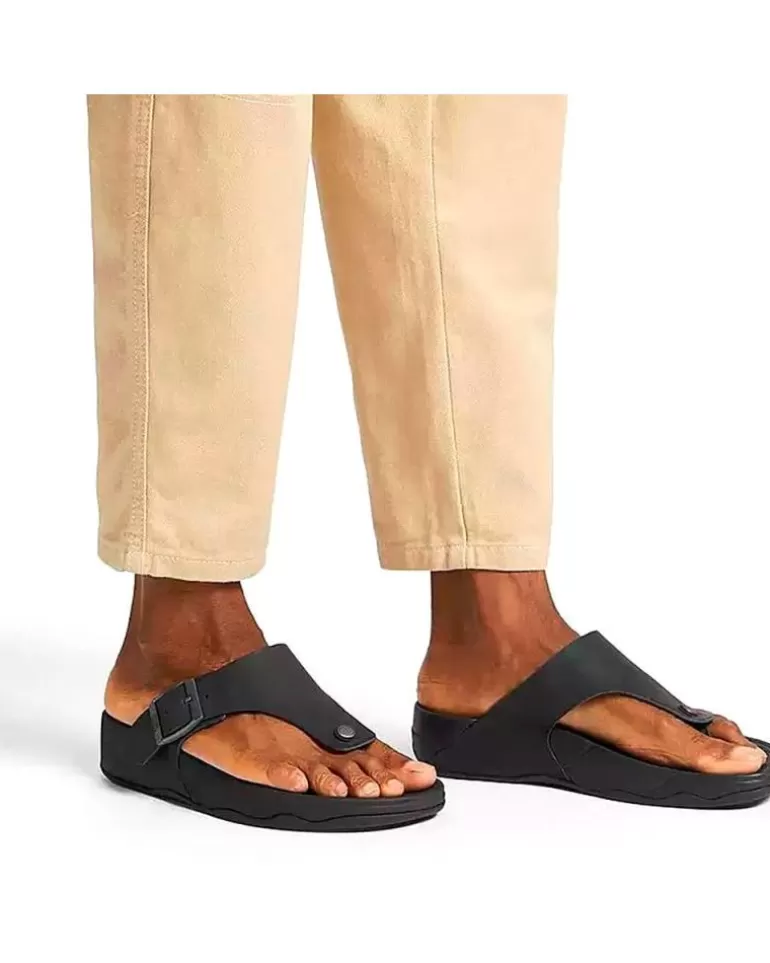 FITFLOP Sandalias De Hombre Sandalias Gd1 Trakk Ii Mens Buckle Black New