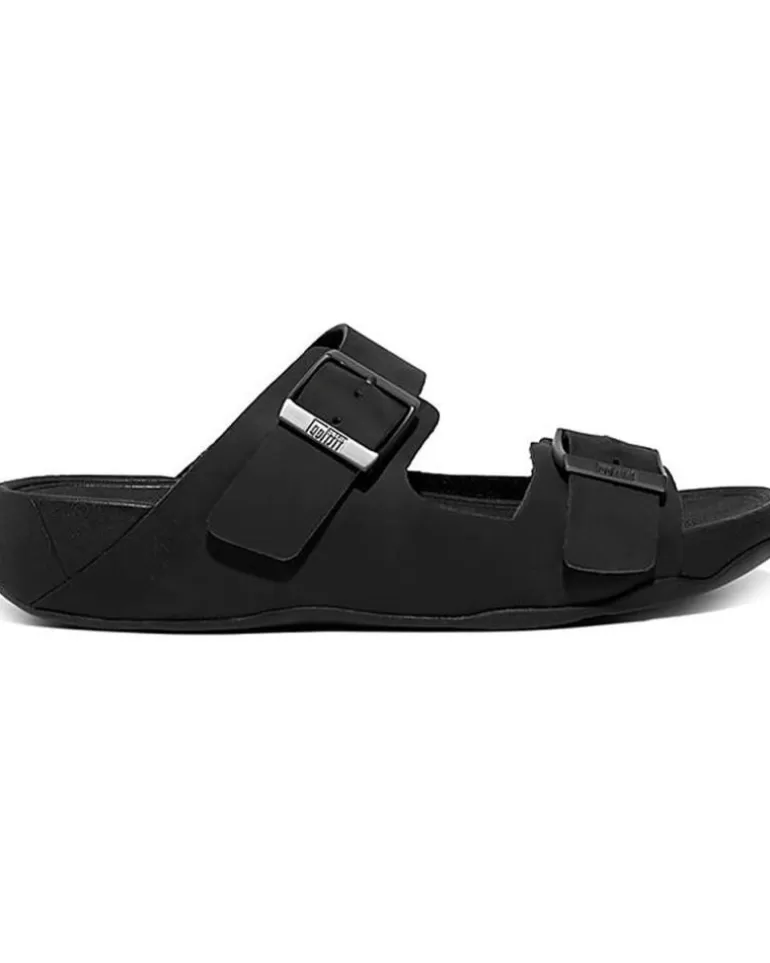 FITFLOP Sandalias De Hombre Sandalias Gd2 Gogh Moc Buckle Lth Slides Black Cheap