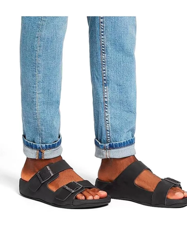 FITFLOP Sandalias De Hombre Sandalias Gd2 Gogh Moc Buckle Lth Slides Black Cheap