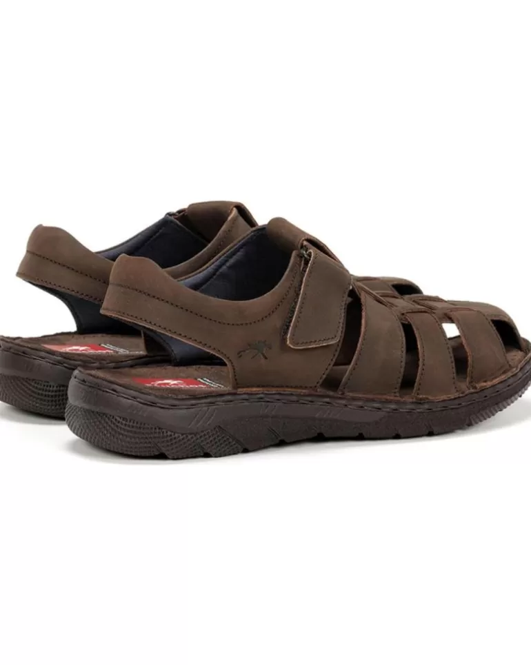 FLUCHOS Sandalias De Hombre Sandalia F1754 Gaucho Marron Ho Hot