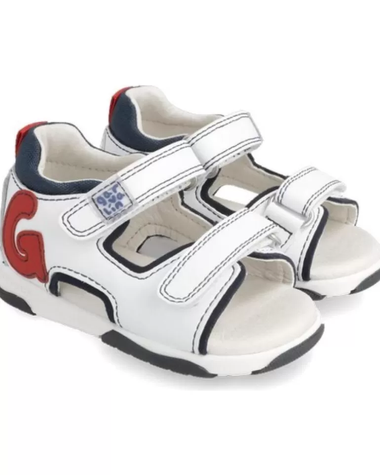 GARVALIN Sandalias De Niño Sauvage Blanco Outlet