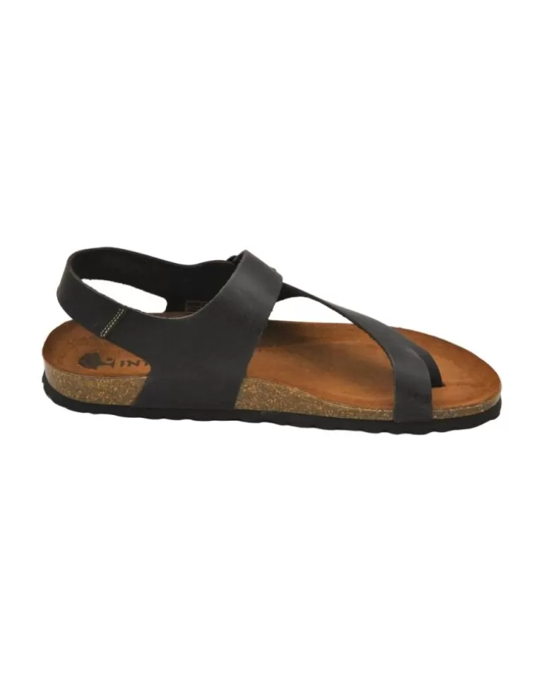 INTERBIOS Sandalias De Hombre Inter-Bios 9512 Sandalia Dedo Piel Bio Hombre Moka Store