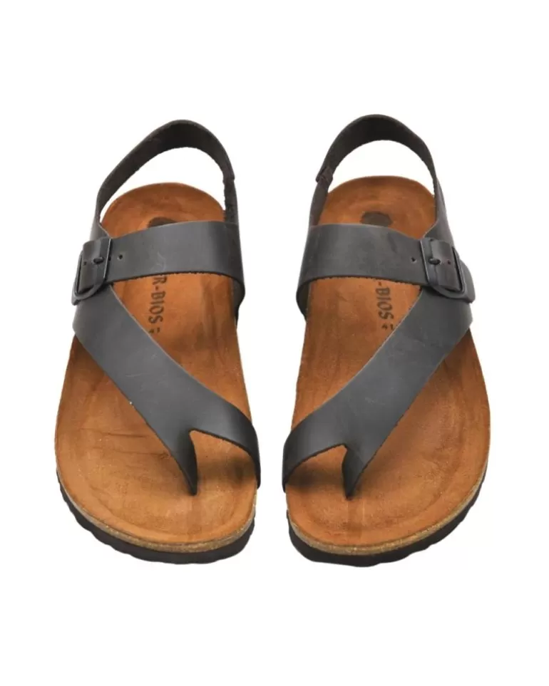 INTERBIOS Sandalias De Hombre Inter-Bios 9512 Sandalia Dedo Piel Bio Hombre Moka Store