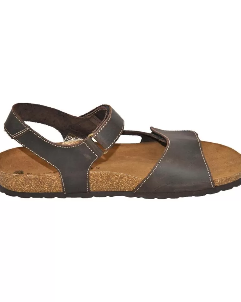 INTERBIOS Sandalias De Hombre Inter-Bios 9536 Sandalia Piel Bio Hombre Pardo Moka Hot