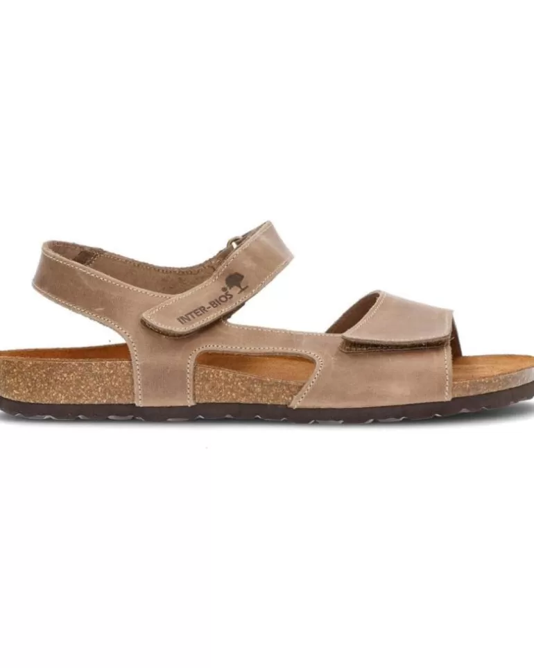 INTERBIOS Sandalias De Hombre Sandalia Comoda Hombre Nautilus Pardo Flash Sale