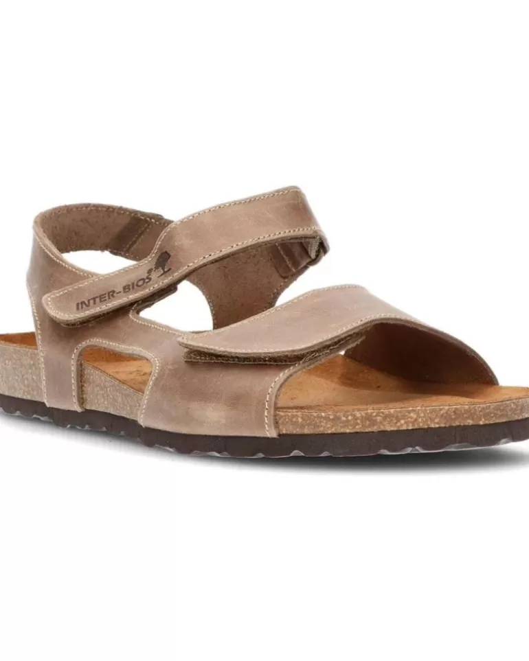 INTERBIOS Sandalias De Hombre Sandalia Comoda Hombre Nautilus Pardo Flash Sale