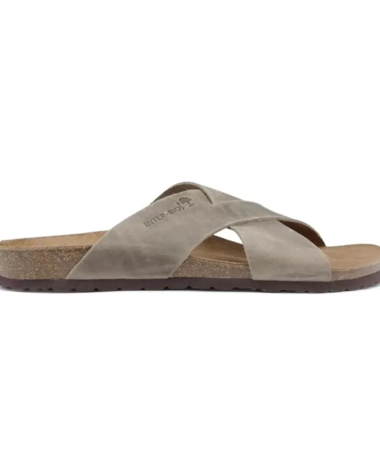 INTERBIOS Sandalias De Hombre Sandalias Aquiles Pardo Discount