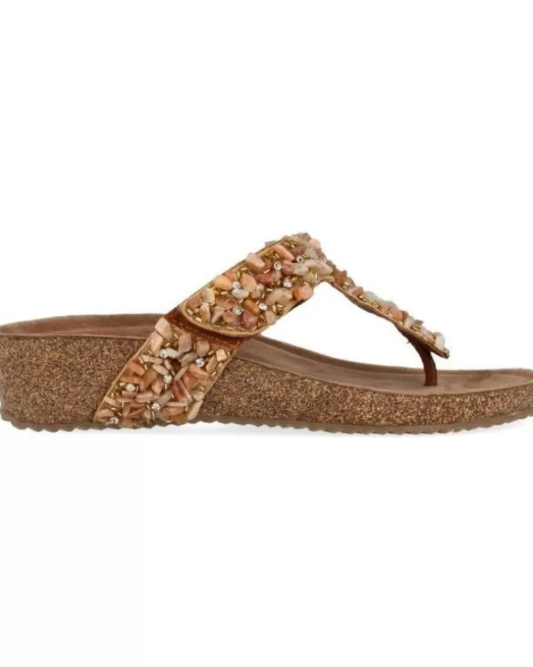 ITSE Sandalias De Mujer Triana If9787 Bronce Varios Colores New