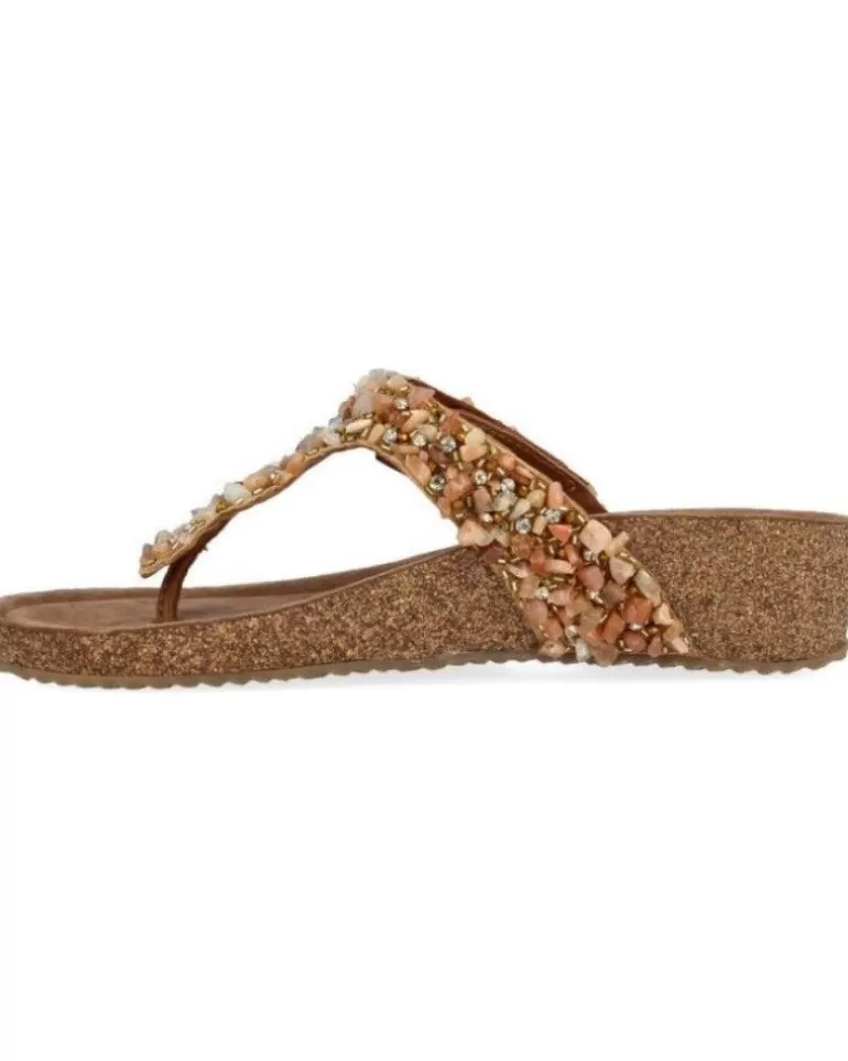 ITSE Sandalias De Mujer Triana If9787 Bronce Varios Colores New