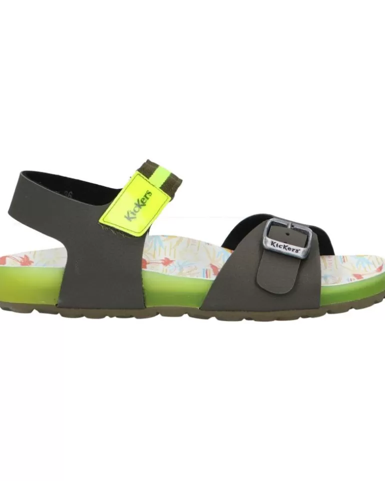 KICKERS Sandalias De Mujer Y Niña Y Niño 894911-30 Sostreet 202 Kaki Jaune Surf Cheap