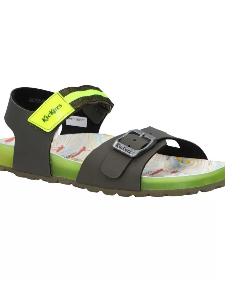 KICKERS Sandalias De Mujer Y Niña Y Niño 894911-30 Sostreet 202 Kaki Jaune Surf Cheap
