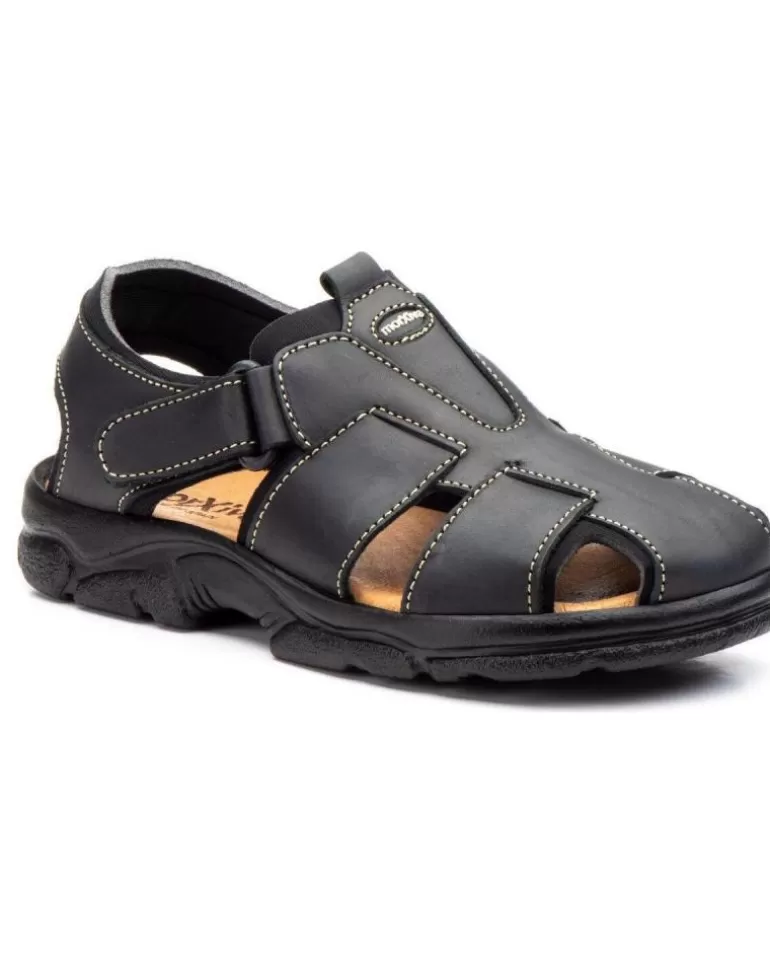 LA VIDA ROSA Sandalias De Hombre Sandalia Plana Negro Best Sale