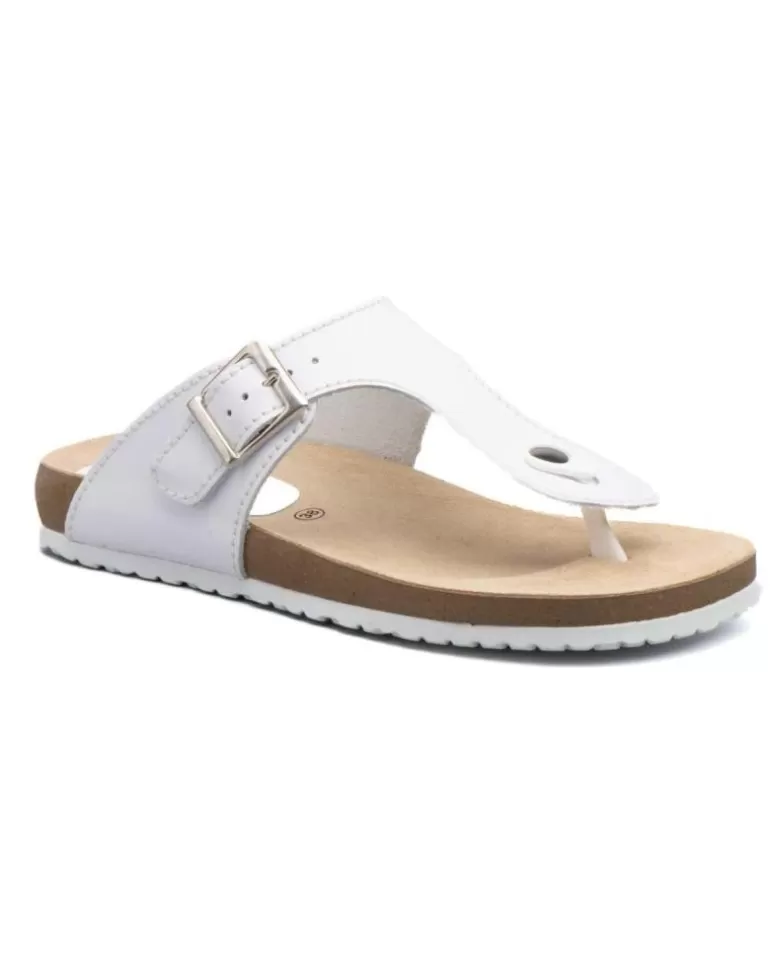 LA VIDA ROSA Sandalias De Mujer Sandalia Cuña Blanco Outlet