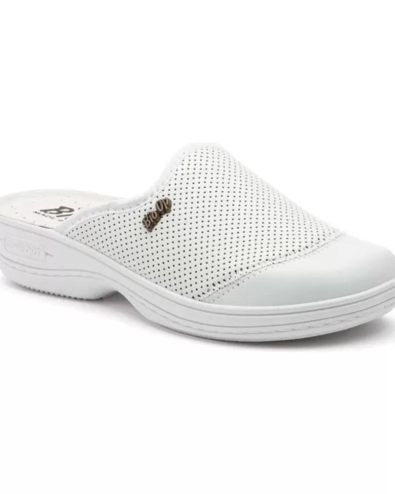 LA VIDA ROSA Sandalias De Mujer Zueco Blanco Online