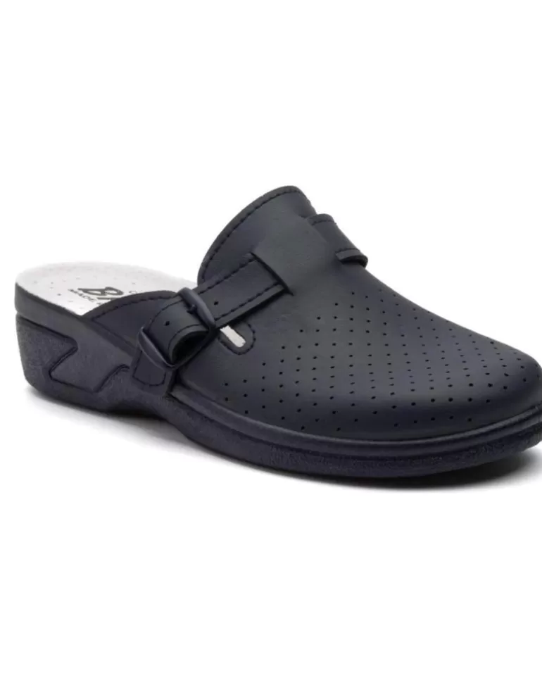 LA VIDA ROSA Sandalias De Mujer Zueco Marino Shop