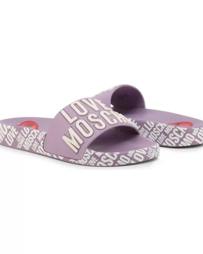 LOVE MOSCHINO Sandalias De Mujer - Ja28112G1Gi17 Violet Cheap