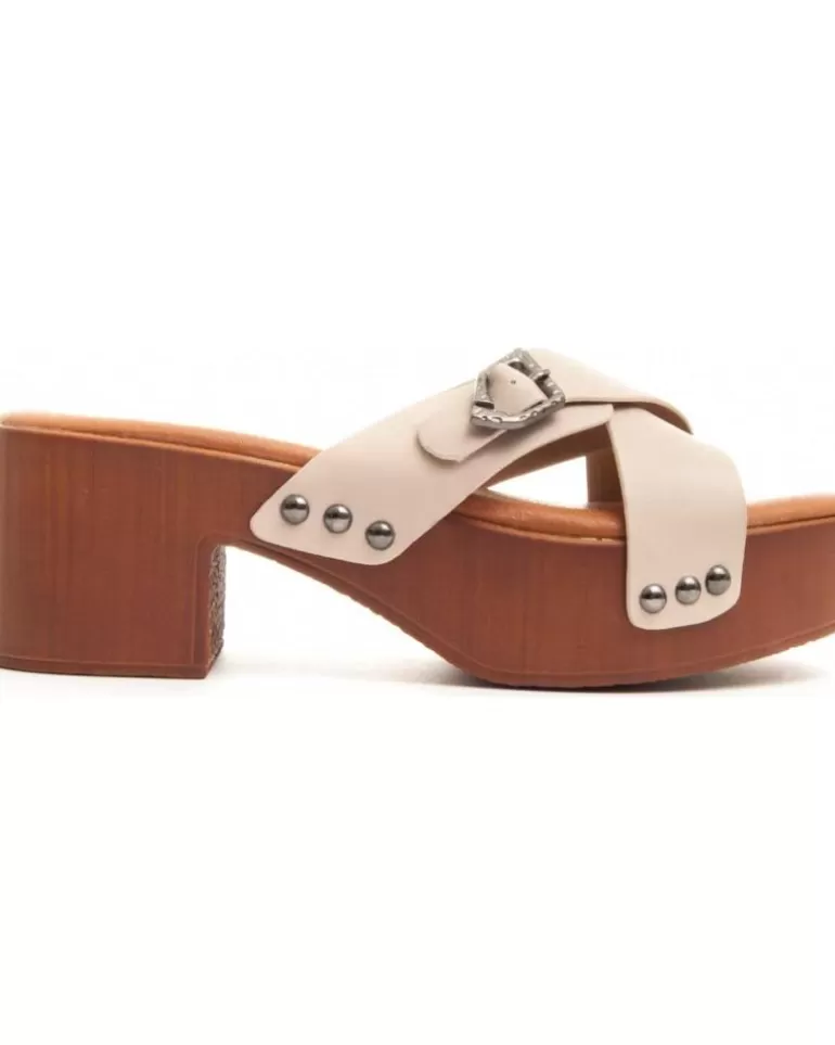 MONTEVITA Sandalias De Mujer Clogsand2 Beige Discount