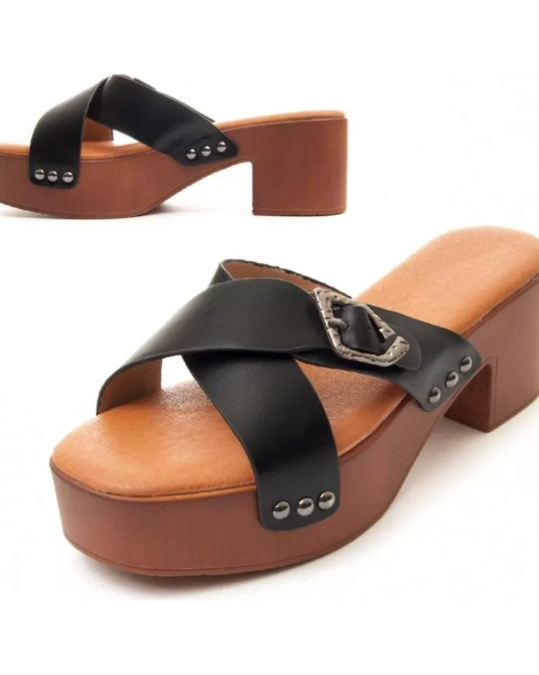 MONTEVITA Sandalias De Mujer Clogsand2 Black Discount