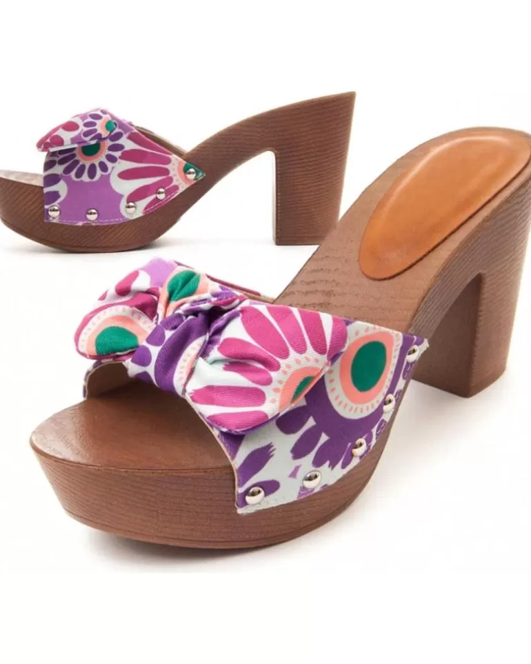 MONTEVITA Sandalias De Mujer Clogsand Purple Store