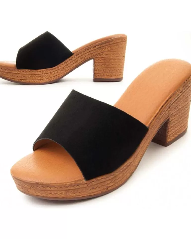 MONTEVITA Sandalias De Mujer Santal2 Black Best Sale